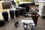 Canon eos 70D set met 5 lenzen en toebehoren, 20 Megapixel, Gebruikt, Spiegelreflex, Canon