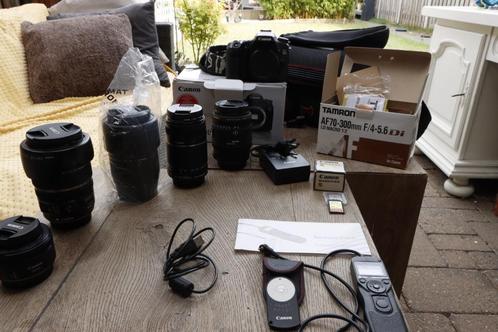 Canon eos 70D set met 5 lenzen en toebehoren, Audio, Tv en Foto, Fotocamera's Digitaal, Gebruikt, Spiegelreflex, Canon, 8 keer of meer