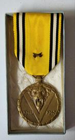 Belgische herdenkingsmedaille 1940-1945, Verzamelen, Militaria | Tweede Wereldoorlog, Ophalen of Verzenden, Overige soorten, Lintje, Medaille of Wings