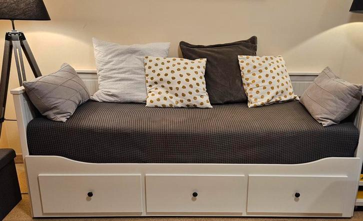 Canapé-lit HEMNES extensible pour 2 personnes – kit complet, Huis en Inrichting, Slaapkamer | Slaapbanken, Zo goed als nieuw, Overige maten