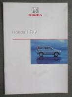 Honda HRV NL 10-2001 brochure, Boeken, Auto's | Folders en Tijdschriften, Verzenden, Honda