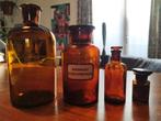 Vintage apotheek flesjes, Ophalen of Verzenden