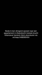 Ik ben opzoek naar een apparamanet dringend, 35 tot 50 m², Antwerpen (stad)
