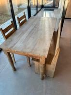 Houten eettafel, Huis en Inrichting, Ophalen, Zo goed als nieuw