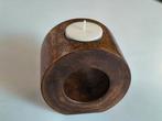 Houten design kandelaar, Ophalen of Verzenden