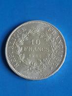 1965 France 10 francs en argent Hercule, Envoi, France, Monnaie en vrac, Argent