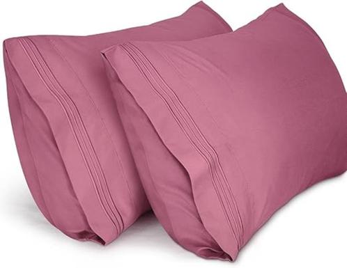 Kussenslopen 2 stuks  microvezel SNELLE GRATIS LEVERING, Huis en Inrichting, Woonaccessoires | Kussens, Nieuw, Overige kleuren