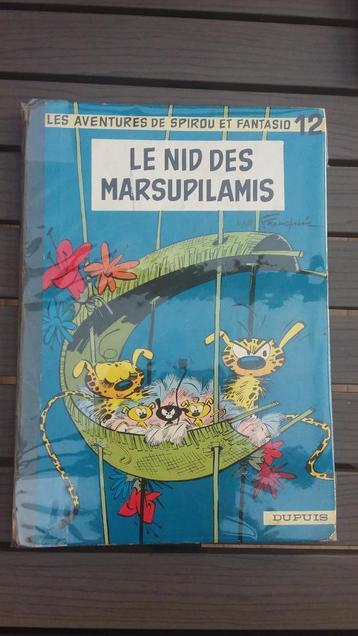 Spirou et Fantasio T12 Le nid des marsupilami EO 1960 Franqu