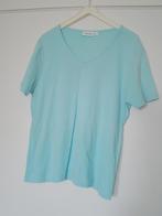 T-shirt M Yessica V-hals turquoise lichtblauw – korte mouw, Yessica, Gedragen, Blauw, Maat 38/40 (M)