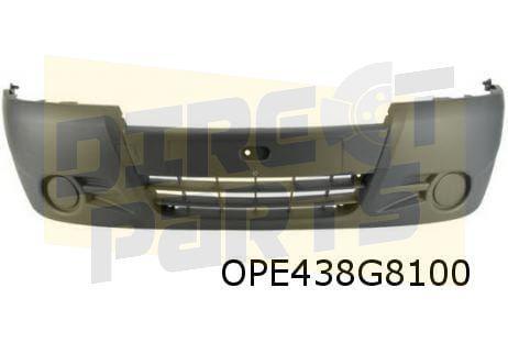 Opel Vivaro A (8/06-) voorbumper (niet bij ml / Donkergrijs), Auto-onderdelen, Carrosserie, Bumper, Opel, Voor, Nieuw, Verzenden