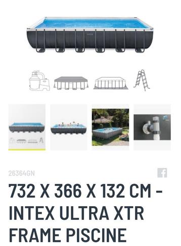 Piscine intex, 300 cm ou plus, Comme neuf, Enlèvement, Rectangulaire