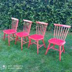 4 chaises, Maison & Meubles, Quatre, Bois, Enlèvement, Utilisé