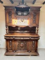 Antieke kast + dressoir, Ophalen, Gebruikt