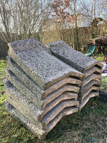 Betonnen muurdeksteen lengte 55,5cm (12 stuks)  beschikbaar voor biedingen