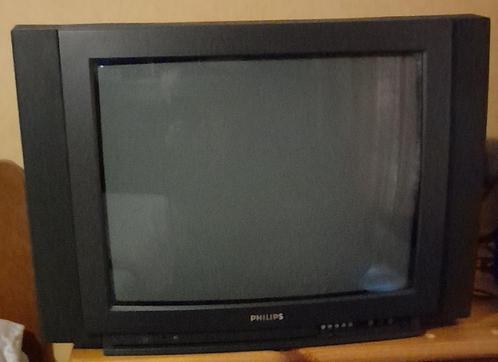 Philips kleurentelevisie + afstandsbediening, Audio, Tv en Foto, Vintage Televisies, Gebruikt, 40 tot 60 cm, Philips, Ophalen