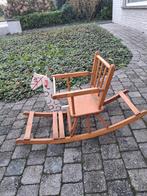 Vintage houten schommelpaard, Ophalen, Gebruikt