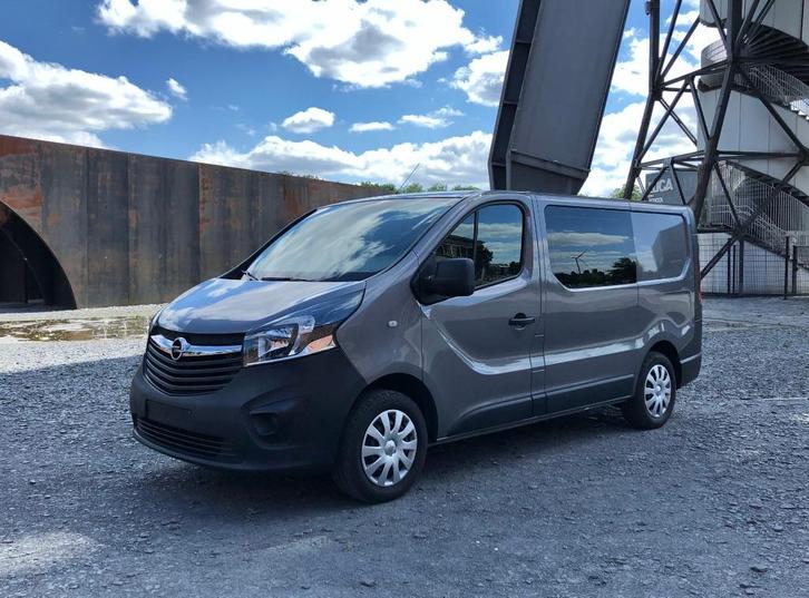 Opel VIVARO 1.6CDTi Dubbel cabine 6pl. - CT lichtevracht -, Auto's, Bestelwagens en Lichte vracht, Particulier, ABS, Airbags, Airconditioning