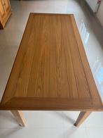 Superbe table en chêne massif naturel état comme neuf, 50 tot 100 cm, 150 tot 200 cm, Rechthoekig, Eikenhout