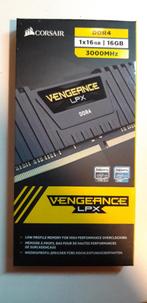 Corsair Vengeance LPX 16 GB DDR4‑3000 CL16 – 1x16 GB – Zwart, Informatique & Logiciels, Mémoire RAM, Neuf, DDR4, Enlèvement, Desktop