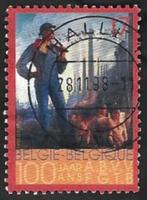 1 Postzegel   1998 Algemeen Belgisch Vakverbond [ABVV], Met stempel, Frankeerzegel, Ophalen of Verzenden, Gestempeld