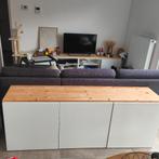 Meuble besta ikea blanc, 25 à 50 cm, Moins de 100 cm, Enlèvement, Utilisé