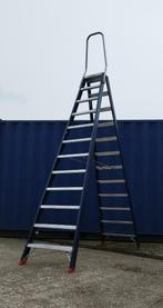Alu Trapladders Dubbele 3/12 tr, Altrex Petry Solide Wurth, Ophalen of Verzenden, Trap