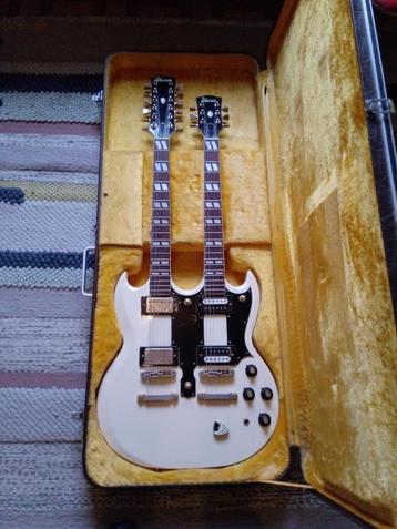 Ibanez doubleneck 2402 DX Deluxe bj. 1976 beschikbaar voor biedingen
