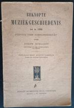 J.RYELANDT.Beknopte muziekgeschiedenis tot in 1900, Enlèvement ou Envoi