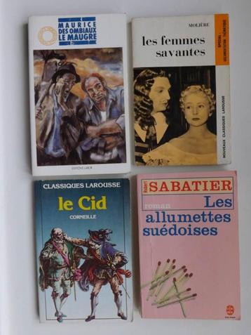 Lot 6 livres Tristan Iseut/Dom Juan/Allumettes/CID/Maugré beschikbaar voor biedingen