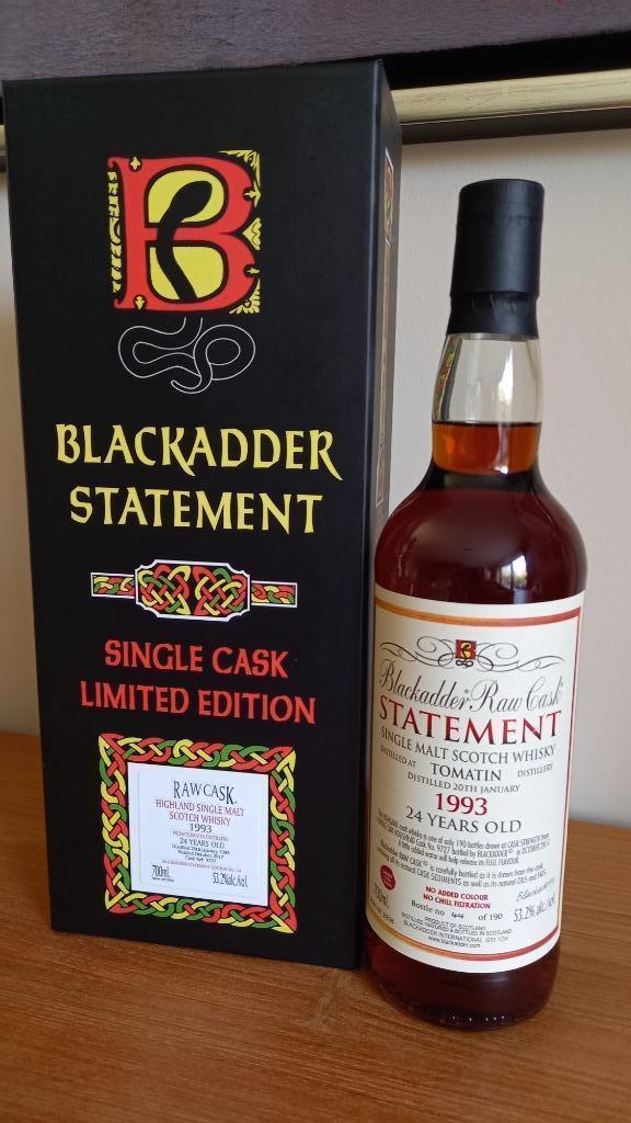 Single cask whisky Tomatin 24 jaar, Verzamelen, Wijnen, Nieuw, Overige typen, Overige gebieden, Vol, Ophalen of Verzenden