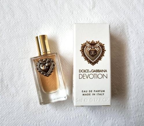 Dolce&Gabbana Devotion parfumminiatuur, Verzamelen, Parfumverzamelingen, Nieuw, Miniatuur, Gevuld, Verzenden