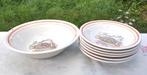 service a spaghetti 6 personnes, Maison & Meubles, Enlèvement ou Envoi, Utilisé, Céramique, Assiettes(s)