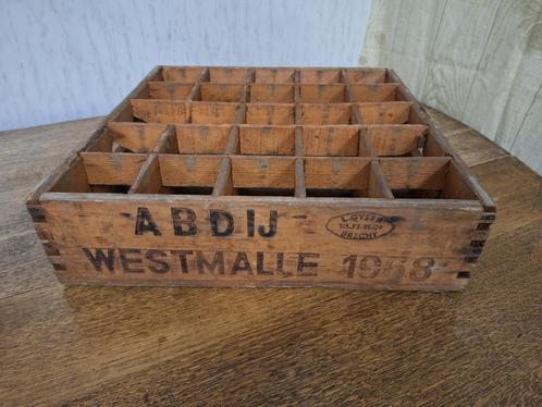 oude bierbak ABDIJ WESTMALLE, 1968, Antiek en Kunst, Curiosa en Brocante, Ophalen of Verzenden