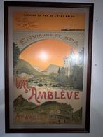 Plan encadré de l’ambléve aywaille, Collections, Utilisé, Panneau publicitaire
