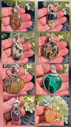 wirewrap edelstenen hanger zilverdraad juwelen sieraden, Ophalen of Verzenden, Nieuw