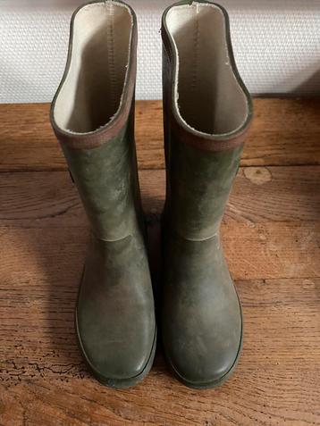 groene laarzen aigle maat 28 / laarzen maatje 30, Enlèvement, Utilisé, Bottes