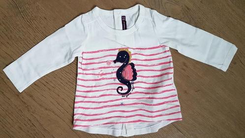 SERGENT MAJOR T-shirt blanc hippocampe - T.6 mois, Enfants & Bébés, Vêtements de bébé | Taille 68, Utilisé, Fille, Chemisette ou Manches longues