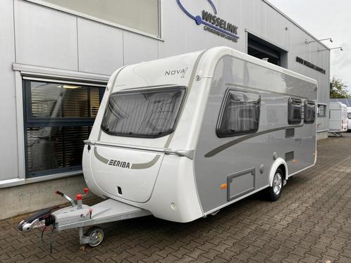 Eriba Nova Light 470 ENKELE BEDDEN MOVER CASSETTELUIFEL, Caravans en Kamperen, Caravans, tot en met 4, Rondzit, Eriba, 2 aparte bedden