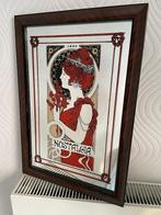 Vintage Spiegel - Alphonse Mucha "Nostalgia", Antiek en Kunst, Curiosa en Brocante, Ophalen