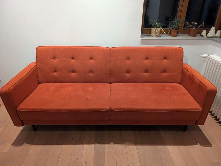 Rosslyn click-clack sofa bed, Huis en Inrichting, Slaapkamer | Slaapbanken, Zo goed als nieuw, Overige maten, 210 cm, Tweepersoons