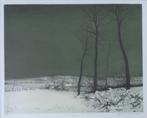 LEO PIRON / PLEINE NEIGE / KLEURETS / 71x83cm / KADER / 1940, Antiek en Kunst, Ophalen