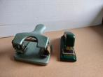 Vintage nietmachine (barely 126) Italy en perforator, Antiek en Kunst, Ophalen of Verzenden