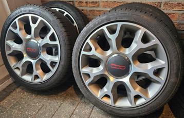 16 inch Fiat 500 Velgenset 4x98 Goodyear 5-6mm  beschikbaar voor biedingen