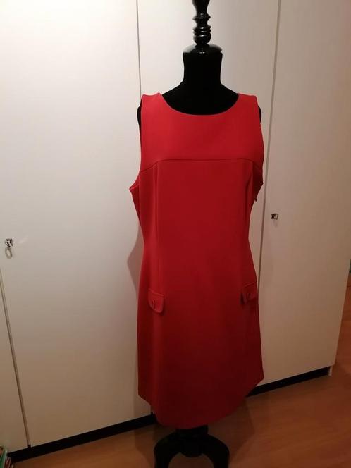 Robe chasuble Melvin taille 46, Kleding | Dames, Jurken, Zo goed als nieuw, Maat 46/48 (XL) of groter, Rood, Knielengte, Ophalen of Verzenden