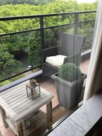 3 tuinstoelen met kussen, Ophalen, Gebruikt, Kunststof