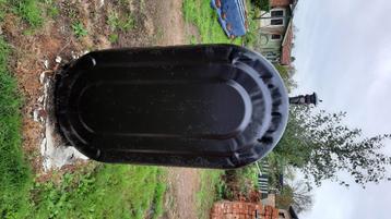 Lege mazoutton groene dop 1200liter beschikbaar voor biedingen