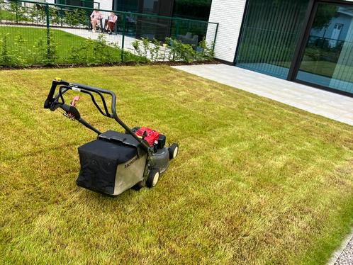 Gras laten maaien, Tuin en Terras, Grasmaaiers, Zo goed als nieuw, Ophalen