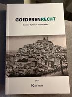 Boek goederenrecht editie 2023. Die Keure, Boeken, Studieboeken en Cursussen, Ophalen of Verzenden, Zo goed als nieuw, Hoger Onderwijs