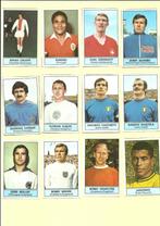 Panini 1972 - 1973 Internationals - 12 stickers (recups), Verzamelen, Ophalen of Verzenden, Gebruikt, Sport