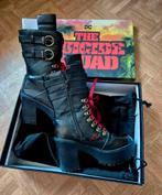 Bottes Harley Quinn p40, Kleding | Dames, Hoge laarzen, Zwart, Ophalen of Verzenden, Zo goed als nieuw